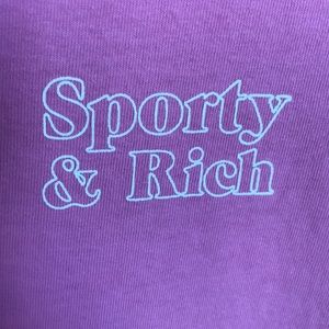 sporty and rich ✨ long sleeve t-shirt size XS